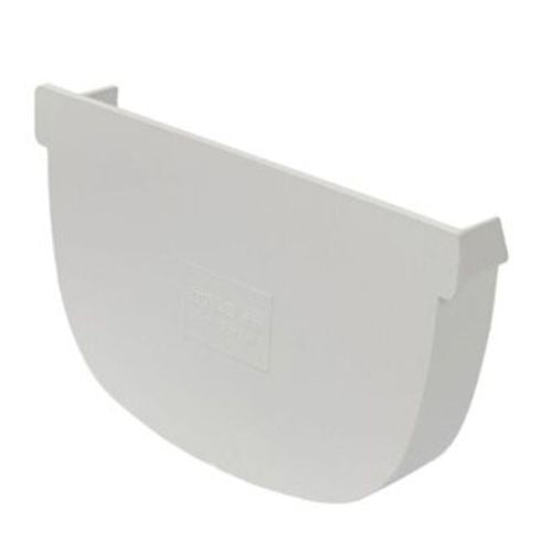 Nutec Hardware Store PVC Gutters Fittings D-Shape Nutec Suppliers & Hardware Nutec Suppliers & Hardware 20.00 Gutter-Stop-End