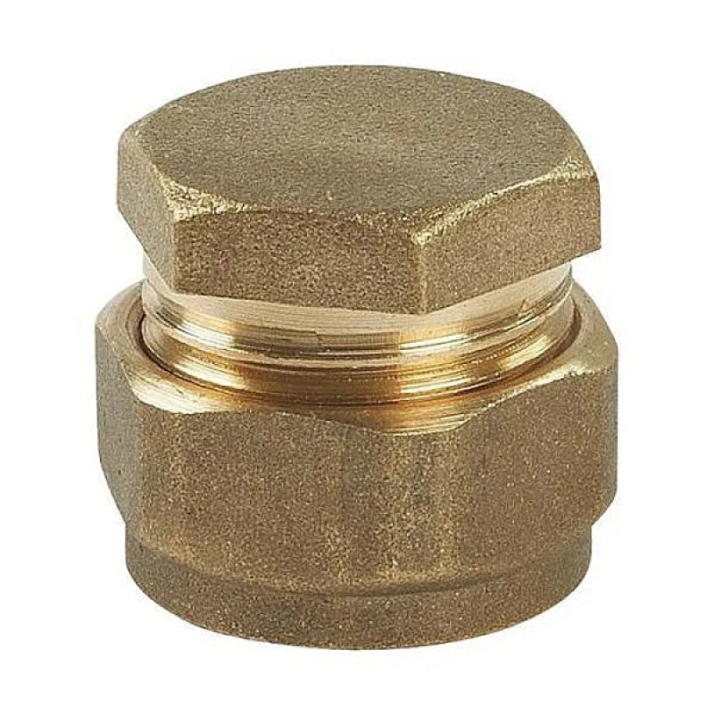 BRASS STOP END 22MM23XS-22