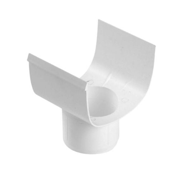 Nutec Hardware Store PVC Gutters Fittings D-Shape Nutec Suppliers & Hardware Nutec Suppliers & Hardware 35.00 Gutter-Outlet